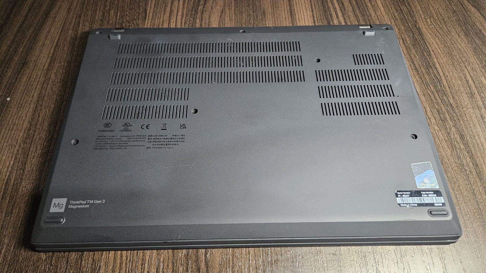 Lenovo ThinkPad T14 Gen 3 i7-1260P 16GB RAM 512GB SSD Windows 11 Pro