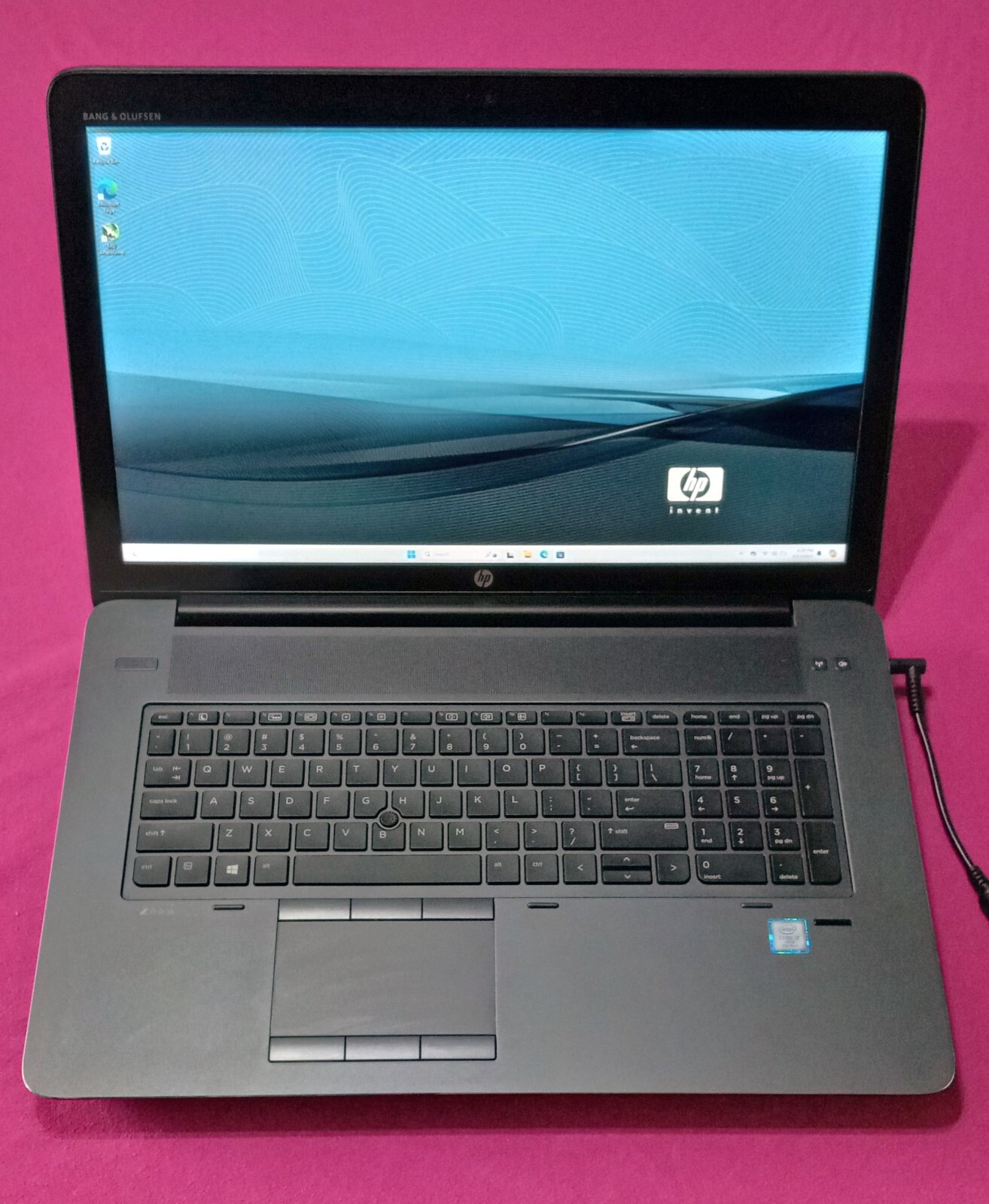 HP ZBook 17 G4 laptop I7-7820HQ 2.9-3.9Ghz 16GB/512GB NVIDIA P3000 1771Mhz AX200