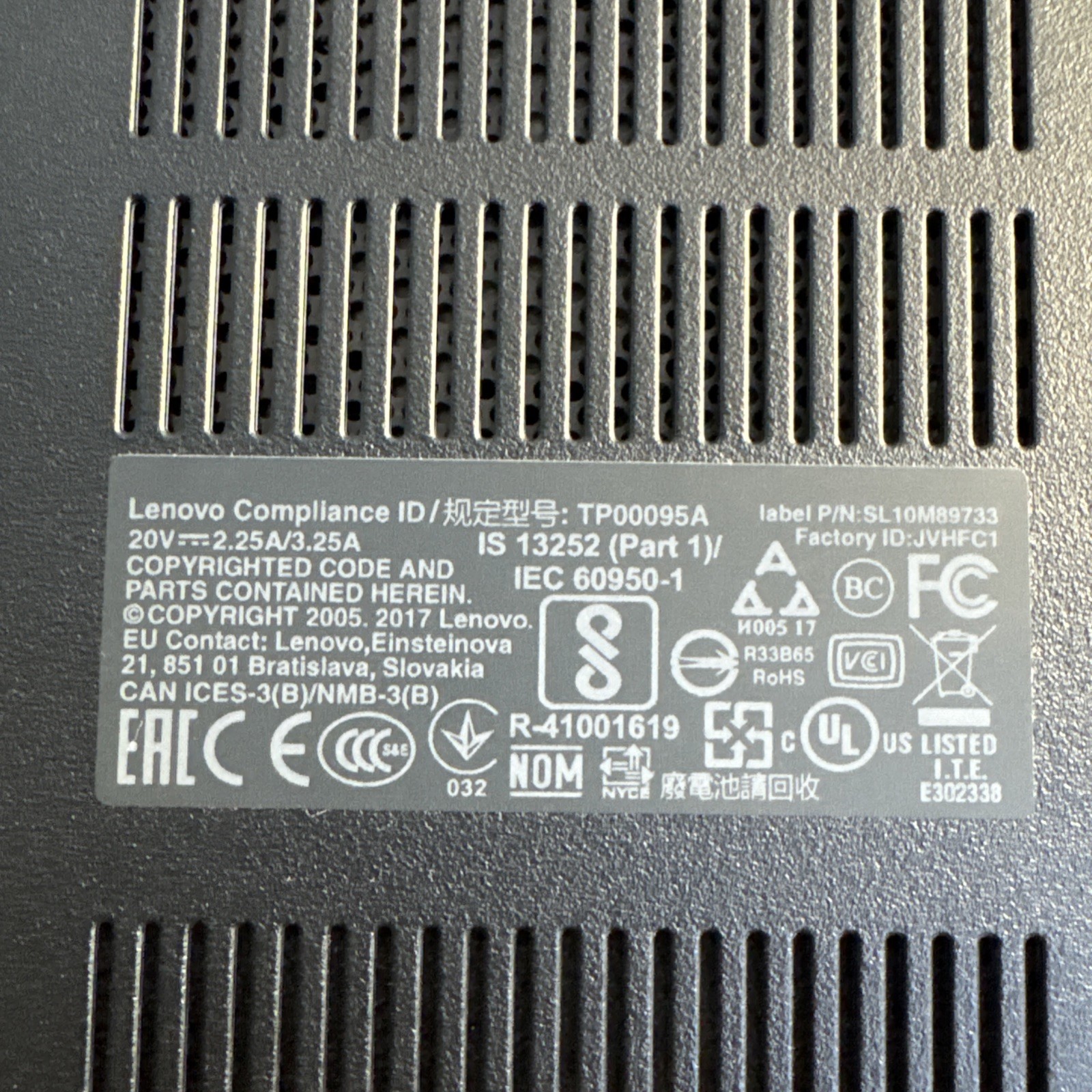 Lenovo Thinkpad E580 Intel Core i5-7200U@2.7GHz 16GB Ram NO SSD/OS READ!!!