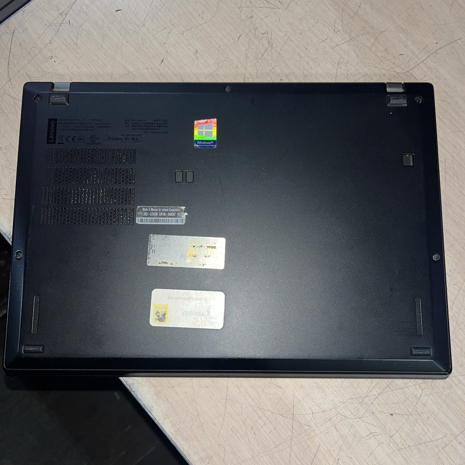 LENOVO THINKPAD X390 INTEL CORE I5 8TH GEN 8GB RAM NO HD +