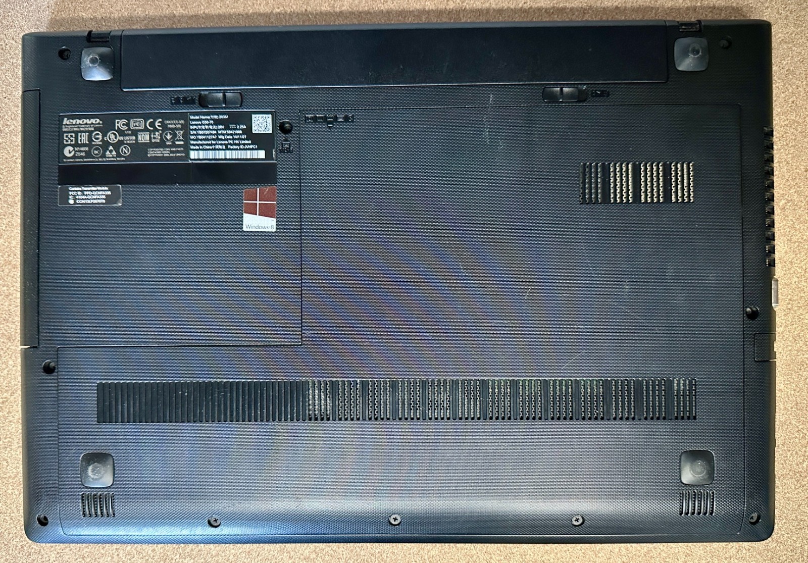 Lenovo G50-70 (Intel i7) (8GB ) (500GB HDD) (15.6 HD Screen)