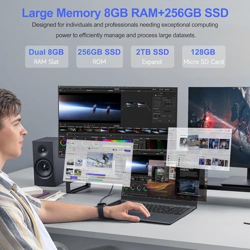 14 inch Laptop with Pentium Gold 6500Y(Up to 3.4GHz), 16GB RAM 512GB SSD,1080P