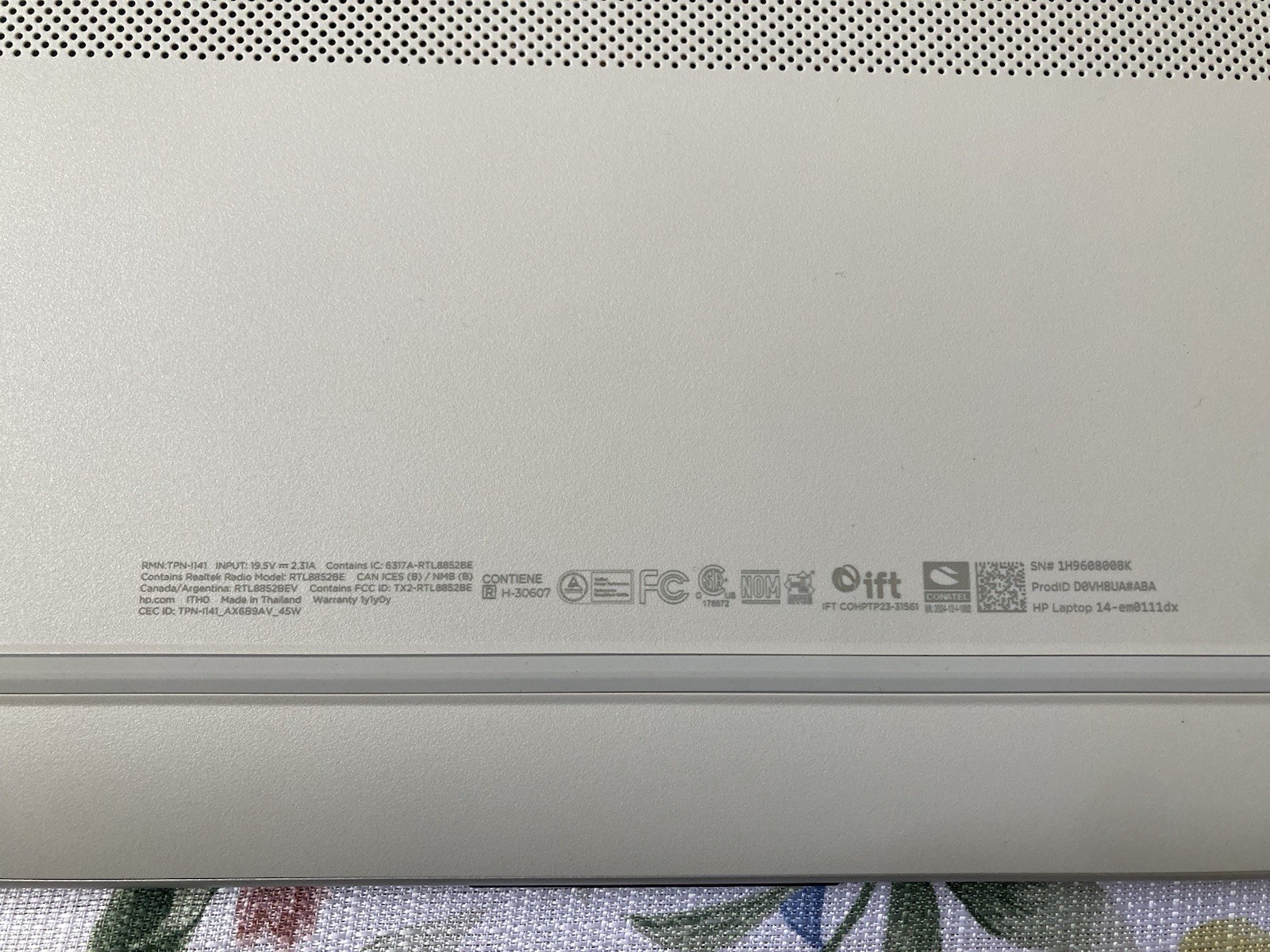 HP Laptop 14-em0022wm 14in FHD AMD Athlon 4GB 256GB SSD Win11 Silver new no box