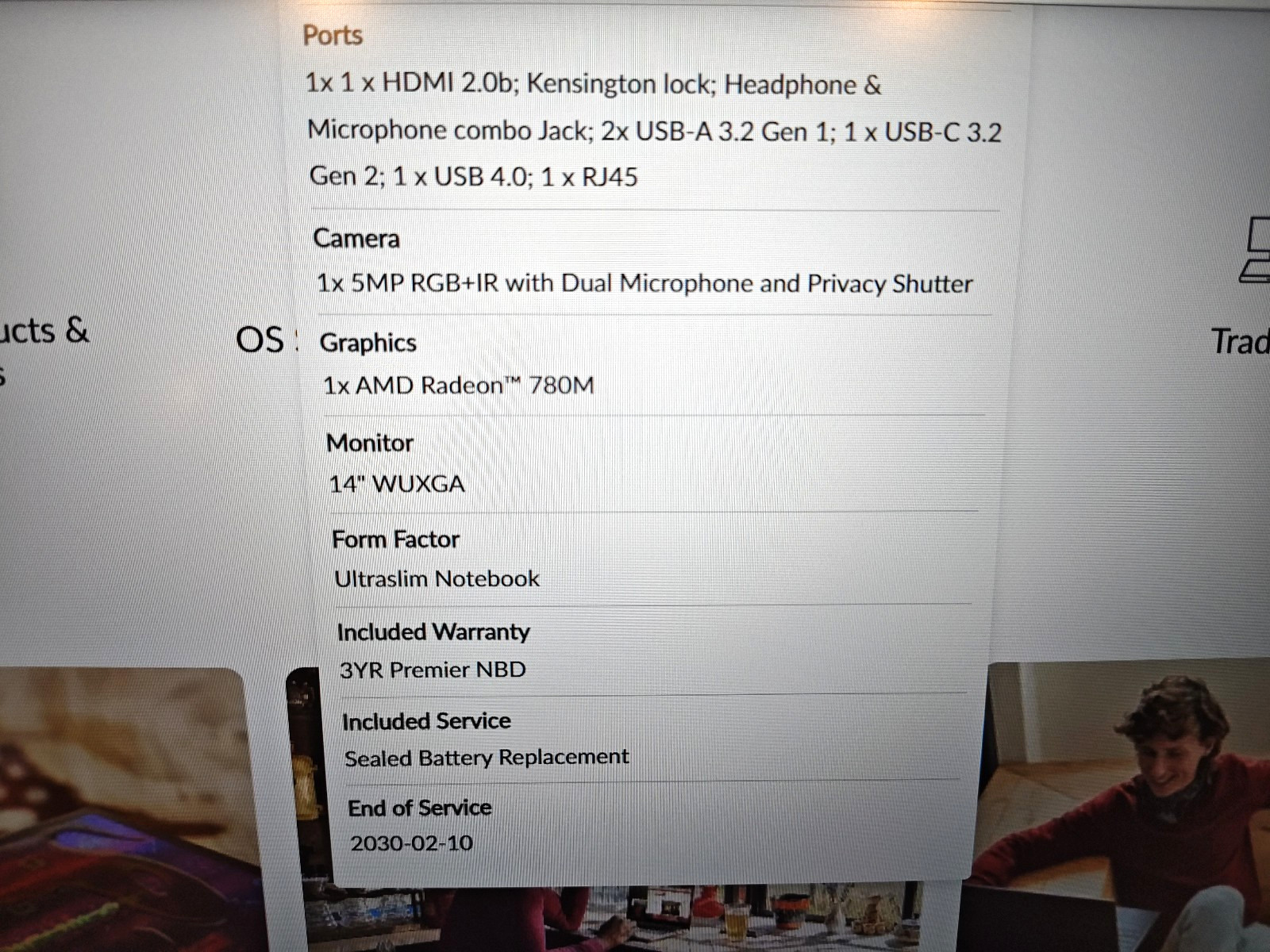 Lenovo ThinkPad P14s Gen 4 (Touch) — Ryzen 7 PRO 7840U / 32GB Ram / 512GB SSD