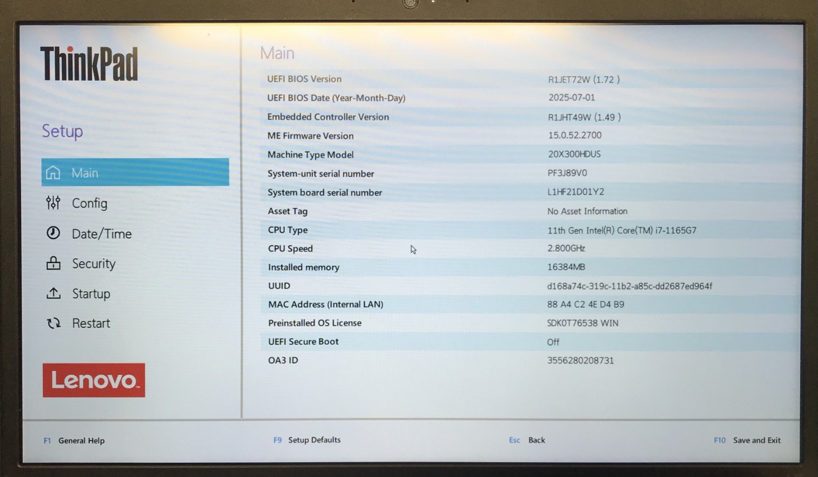 Lenovo ThinkPad L15 Gen 2 15.6″ Laptop i7-1165G7 16GB RAM 512GB NVMe