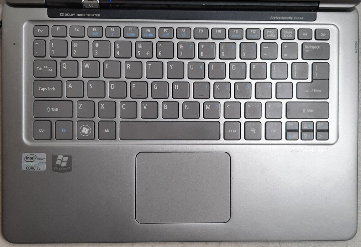 Acer Aspire S3 i5-2467M 1.60Ghz 4GB RAM 256GB SSD Win10 READ #97
