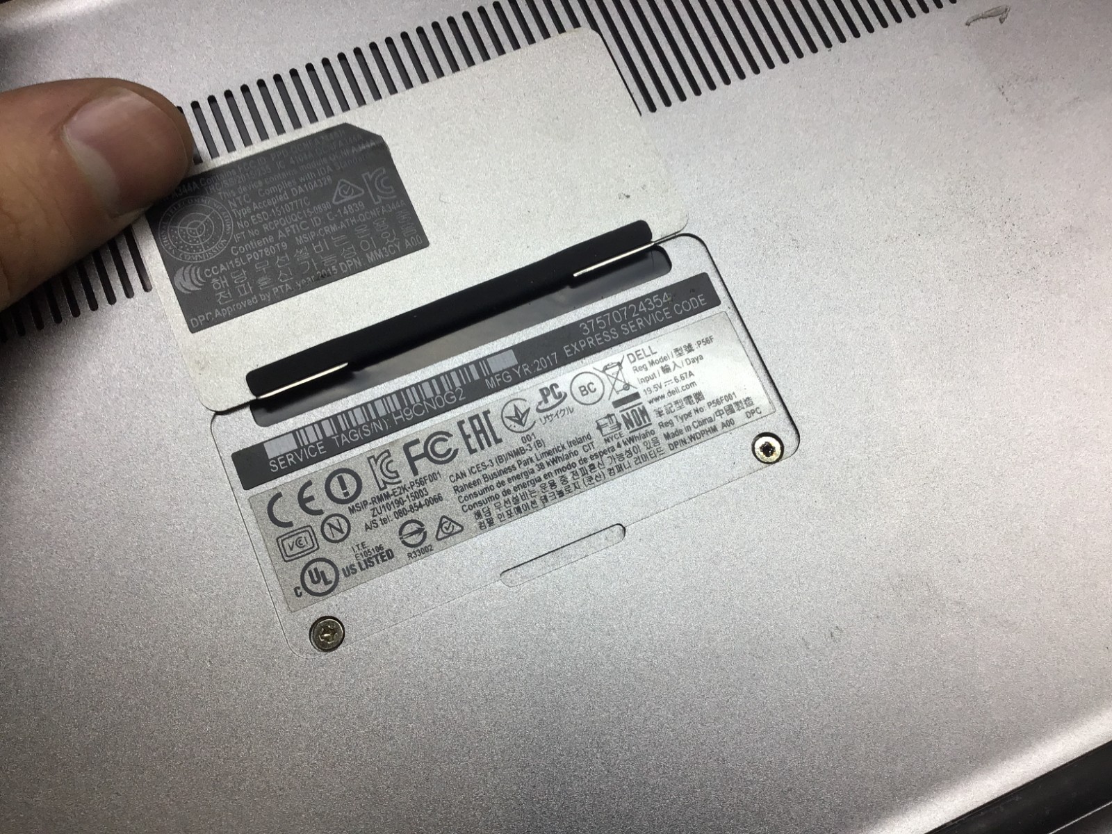 Dell Precision 5510 Intel Core i5-6th Gen NO HDD