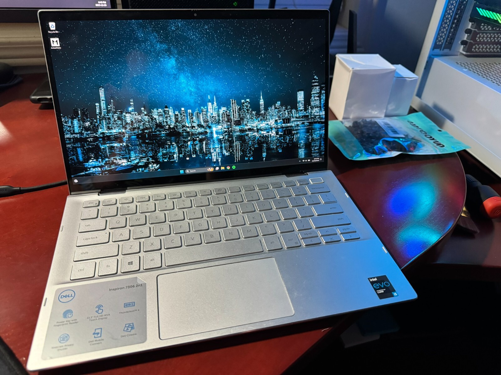 INSPIRON 13 7306 2-IN-1 I5-113G7 8GB 512GB NVME INTEL HD TOUCH WIN11