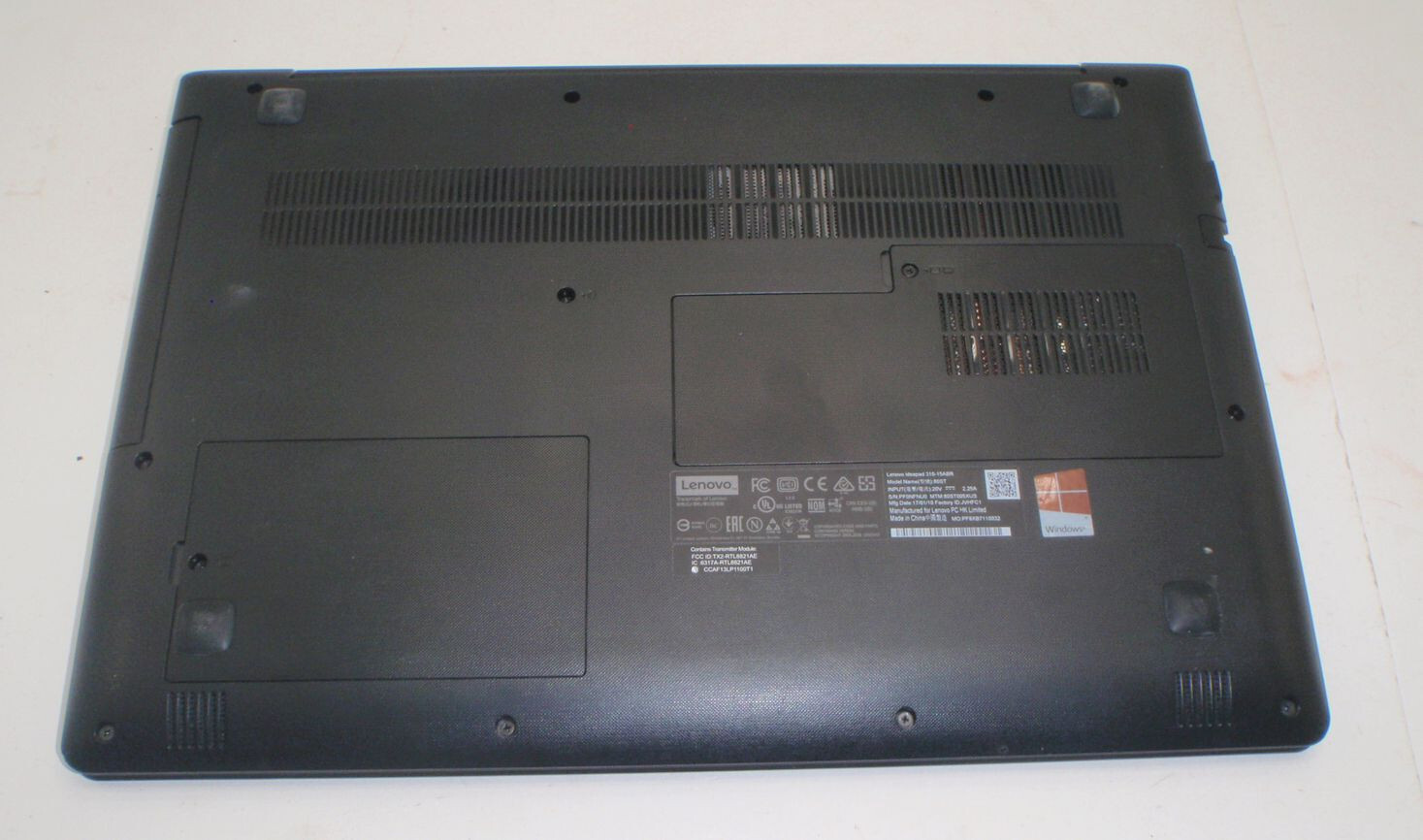 Lenovo Ideapad 310 Laptop Computer – No Power Supply, HD, or Operating System