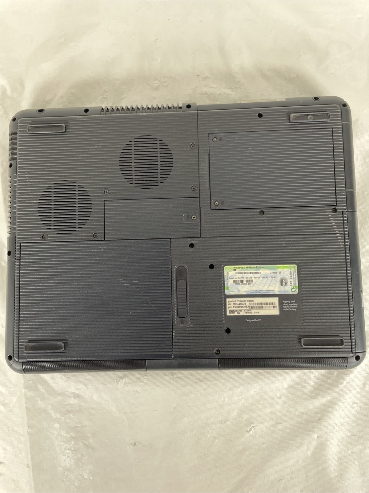 Compaq Presario R3200 Athlon 64 15″ 512MB RAM – BOOTS BIOS – No HDD | BB