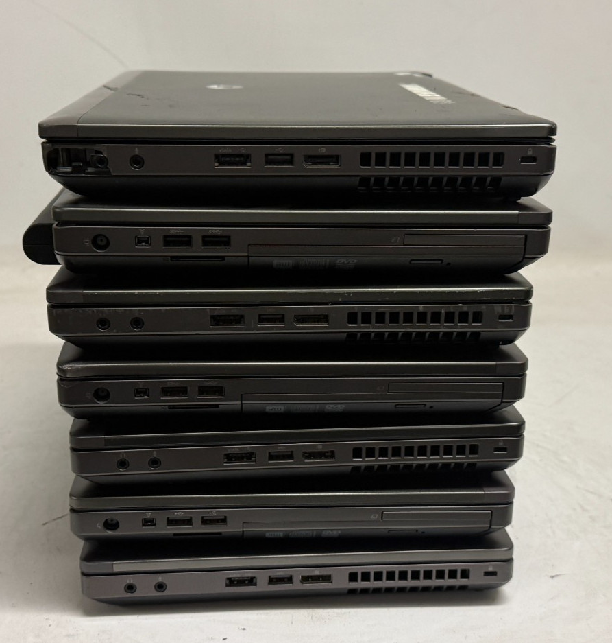 HP ProBook 6460b/6465b/6470b/6475b (Mixed CPU – 4/8GB – NO OS/HDD) – Lot of 7