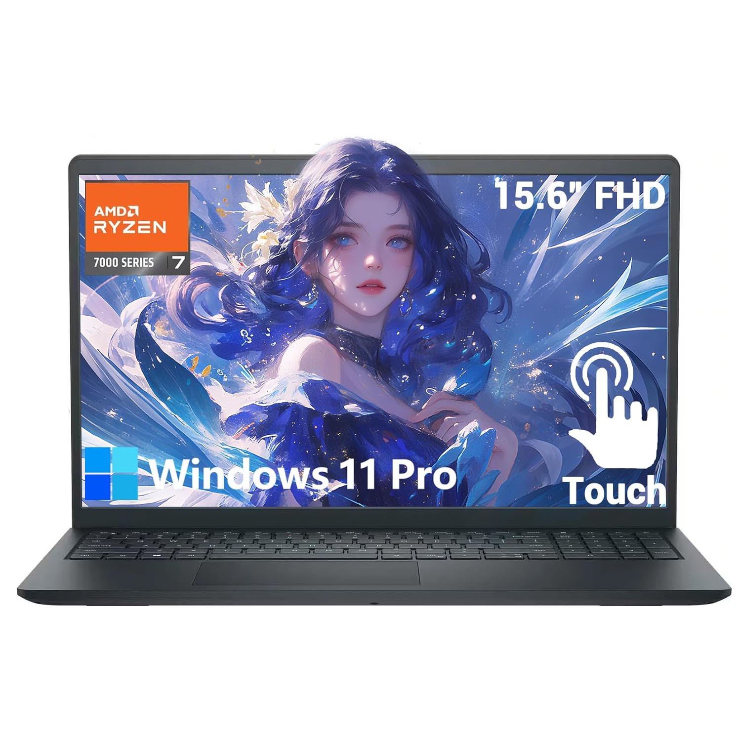 Dell Inspiron 15.6 FHD Touchscreen Laptop 8-Core Ryzen 7 16GB RAM 1TB SSD Win11p