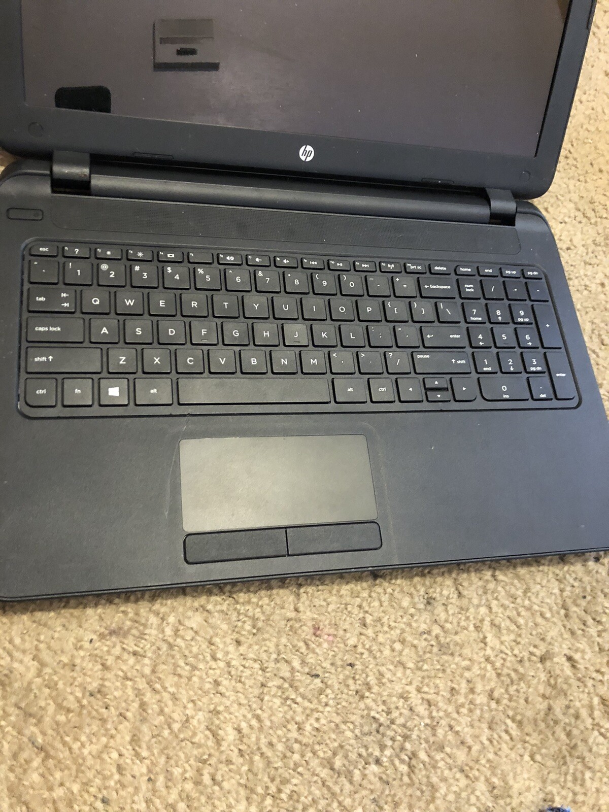 HP 15-f211WM Black laptop PARTS ONLY NO HDD