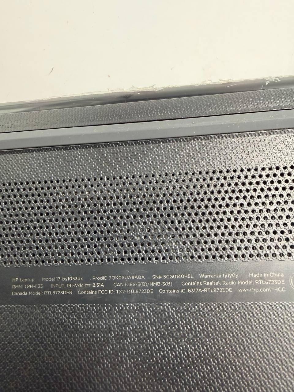HP 17-by1053dx 17.3” Laptop Intel Core i5 — Read — Parts/Repair