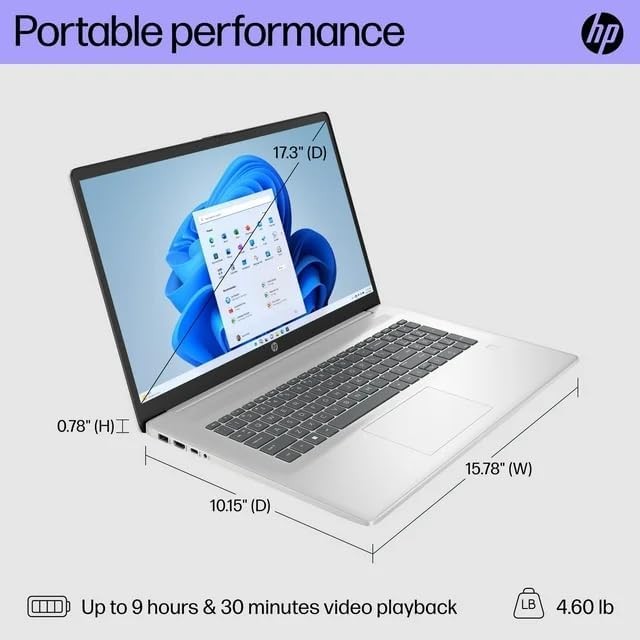 HP Laptop 17.3″ FHD LED Intel CORE i3-N305 UP TO 32GB RAM 2TB SSD PC