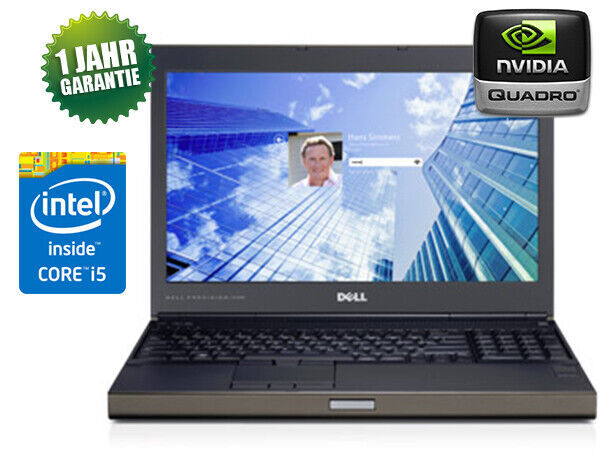 Excellent Dell Precision M4700 i5-3320M 8GB 180GB SSD Quadro K1100M FHD Windows 10
