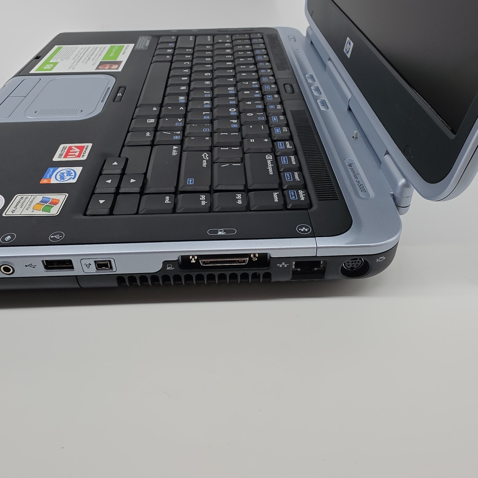 HP Pavillion ZV5000 Intel 4 Pentium Used No Power Cord REPAIR OR PARTS ONLY