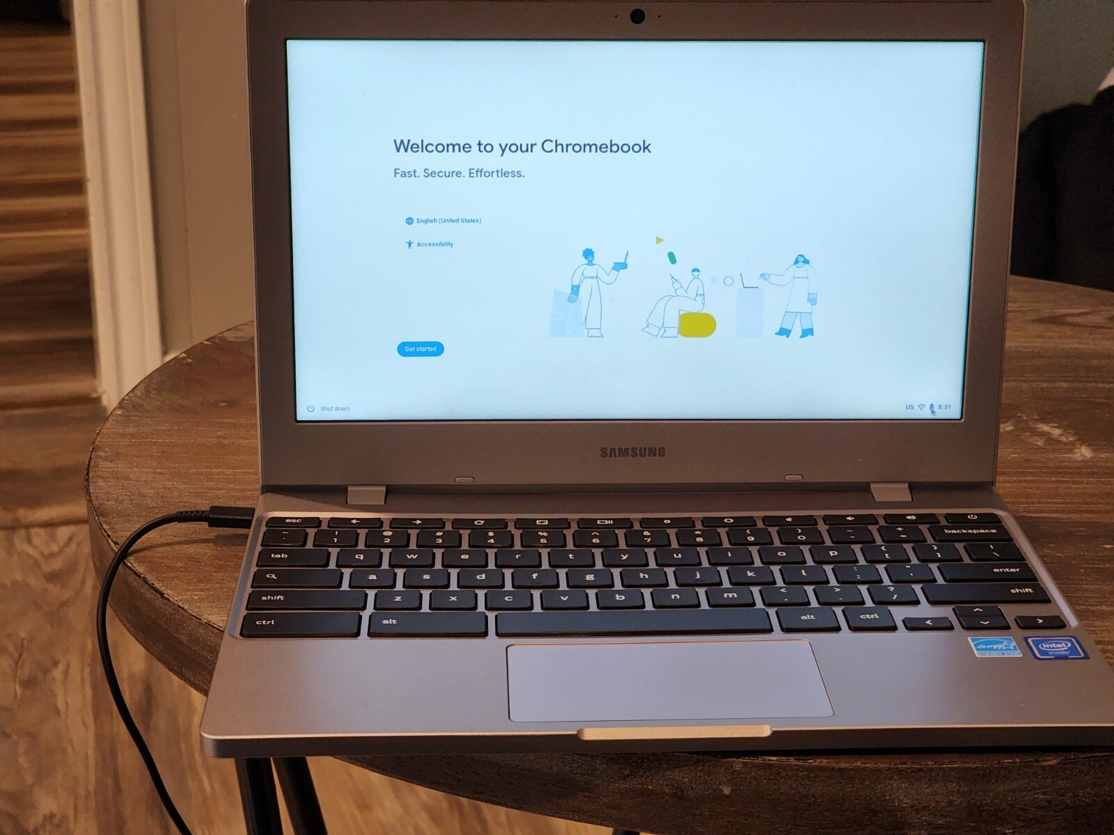 Samsung Chromebook 4, 11.6” HD LED Laptop, Intel Celeron N4020 CPU, UHD 600 GPU