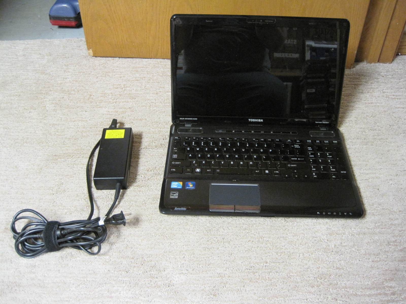 Toshiba A660-SERIES PSAW3U 10405T Windows 10 and Power Supply