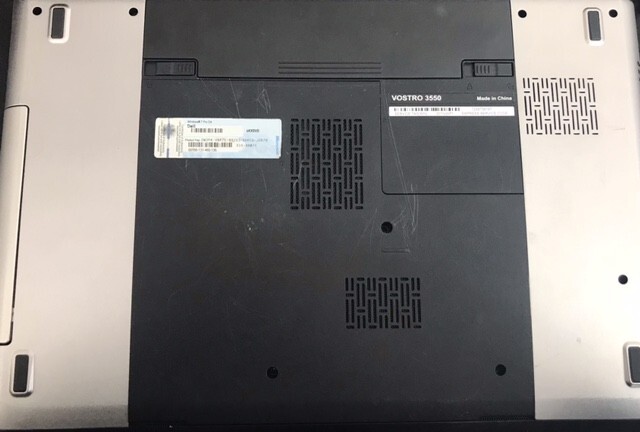 DELL VOSTRO 3550 LAPTOP/ I5-2410M/ 2,30 / 8 / NO HDD / NO CADDY / PLEASE READ