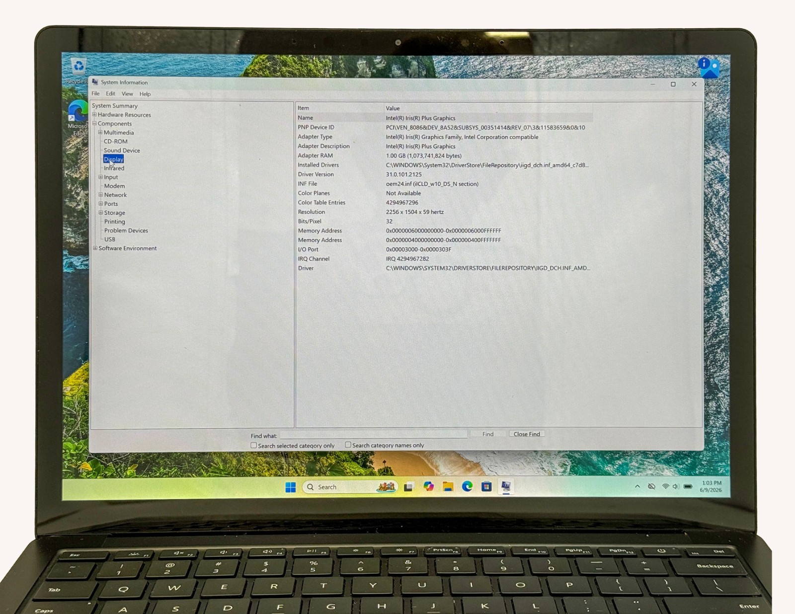 Microsoft Surface Laptop 3 i5-1035G7 1.2GHz 8GB RAM 256GB SSD