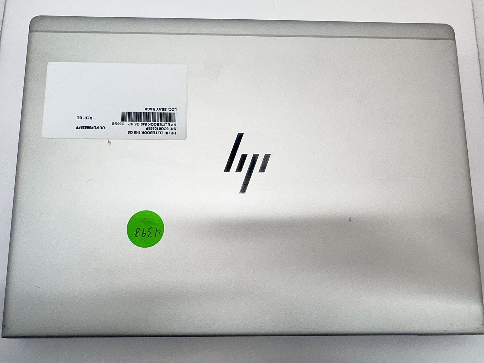 HP EliteBook 840 G5, Intel Core i5-7200U CPU @ 2.50GHz, 8GB RAM, 256GB NVMe 4398
