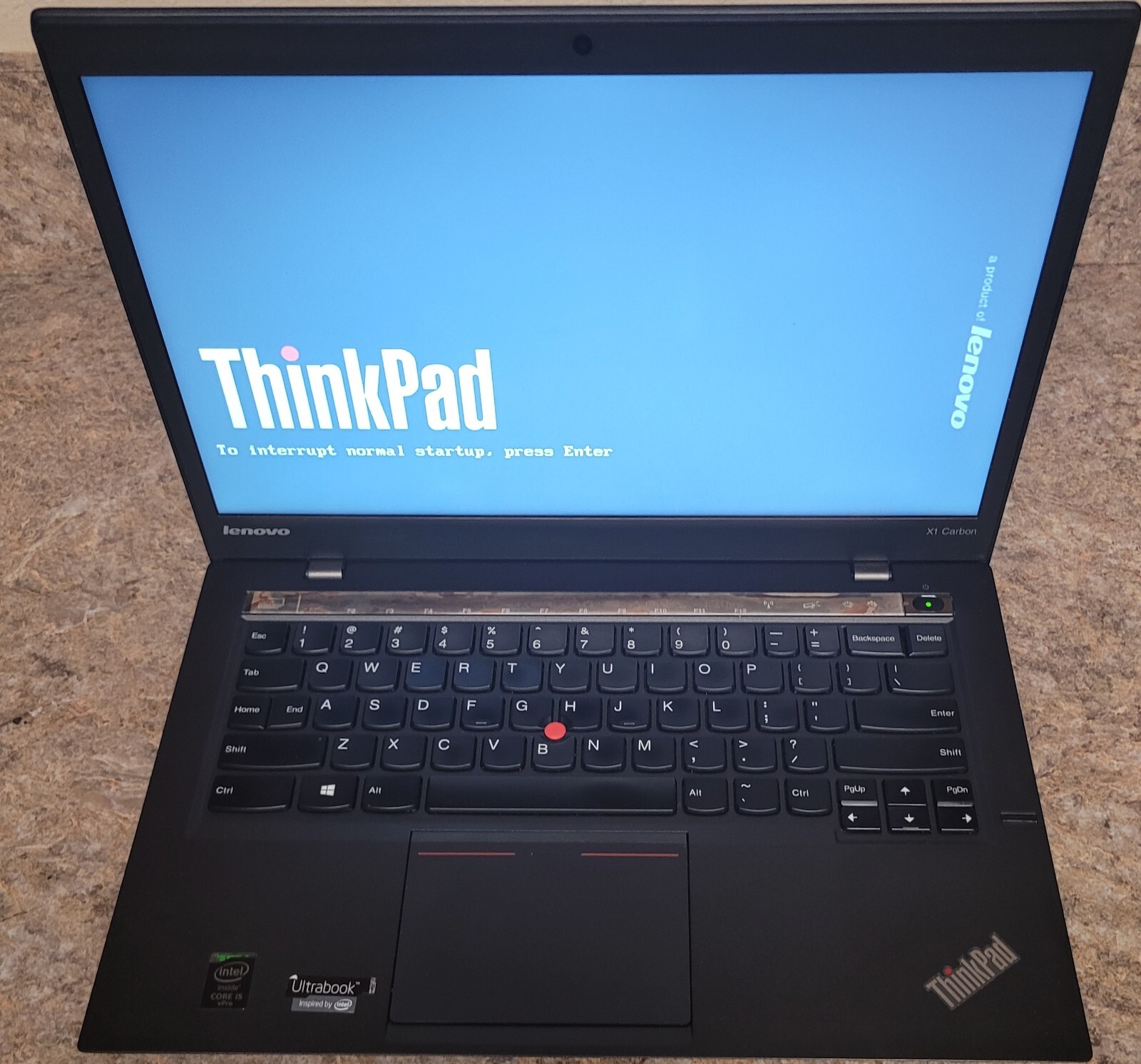 Lenovo Thinkpad X1 Carbon Core I5-4300U 1.9GHz 8GB 256GB**NO OS.