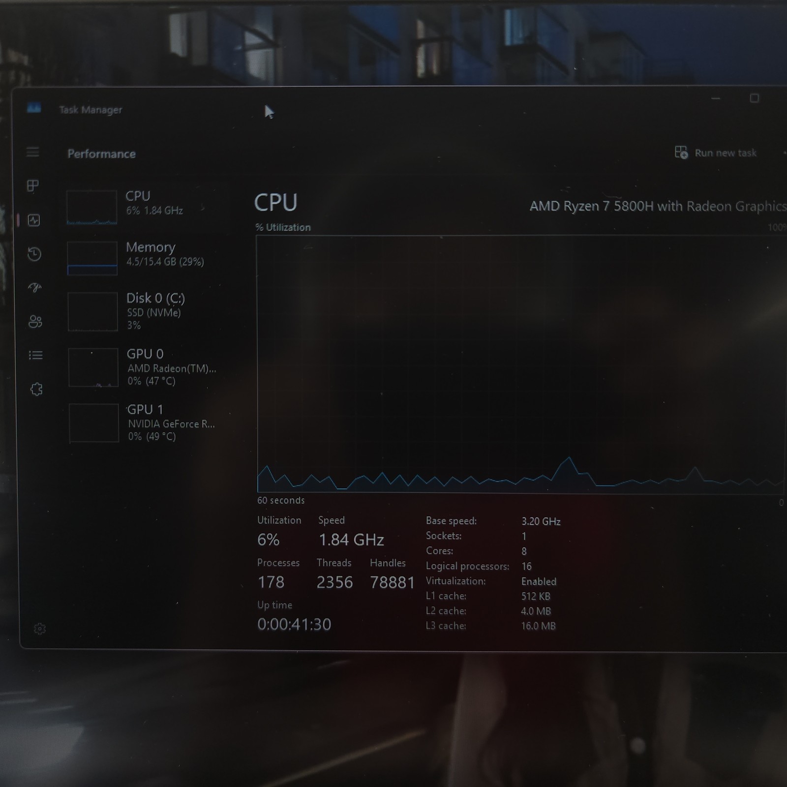 Asus ROG Strix G17 Ryzen 7 5800H 3.2GHz 16GB RAM 512GB RTX 3050 Ti **READ