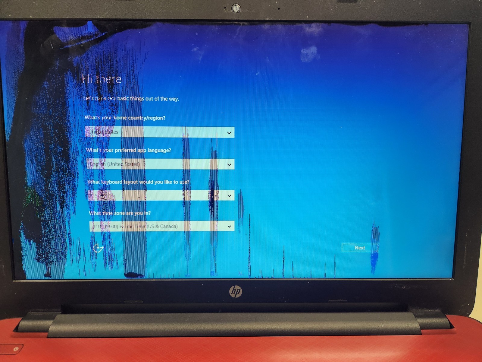 RED HP Laptop I7-1165G7 512GB SSD 8GB DDR4 RAM