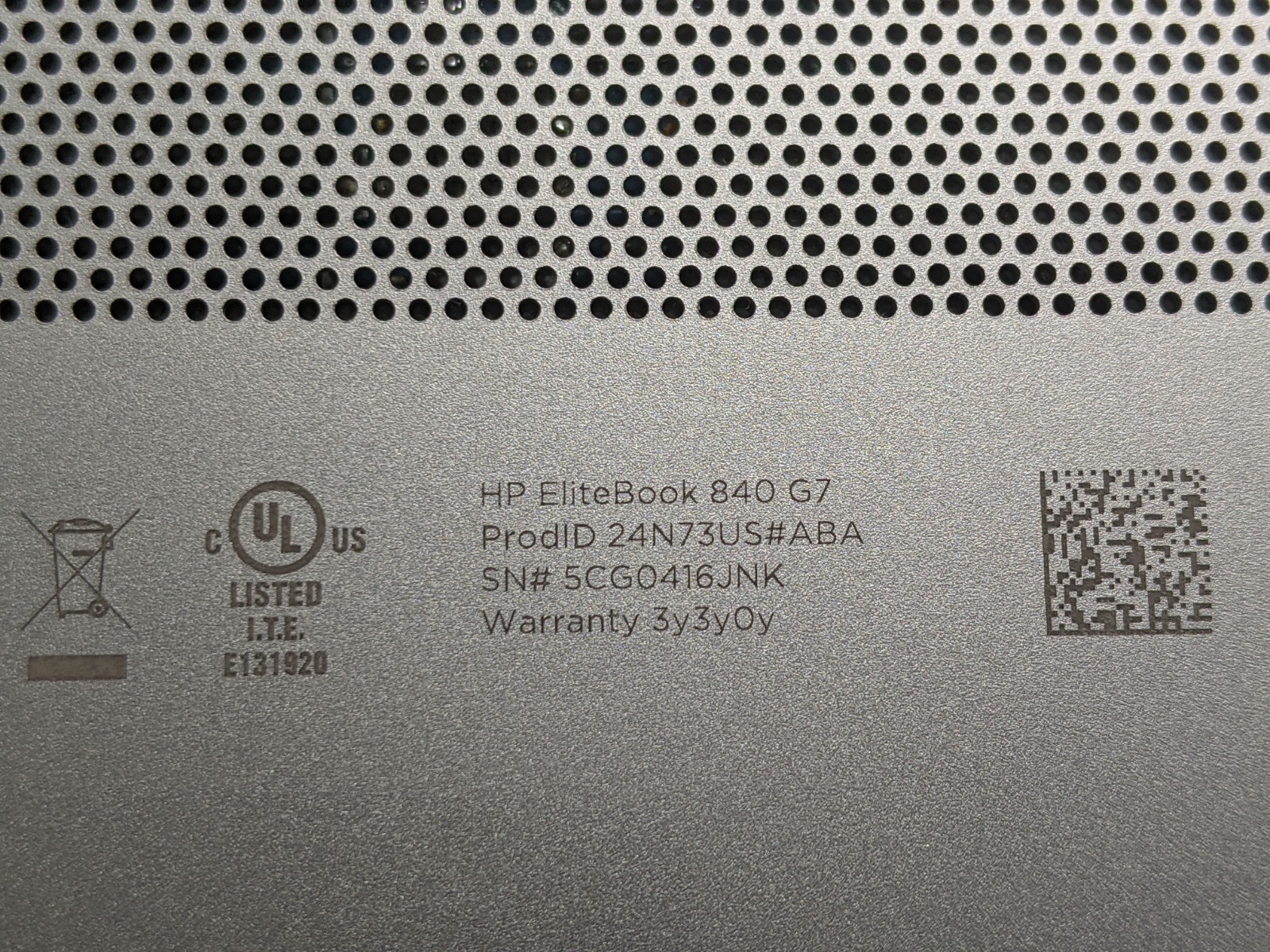 HP EliteBook 840 G7 14″FHD Core i7-10610U vPRO 1.8GHz 8GB 256GB SSD W11P +PowrAd