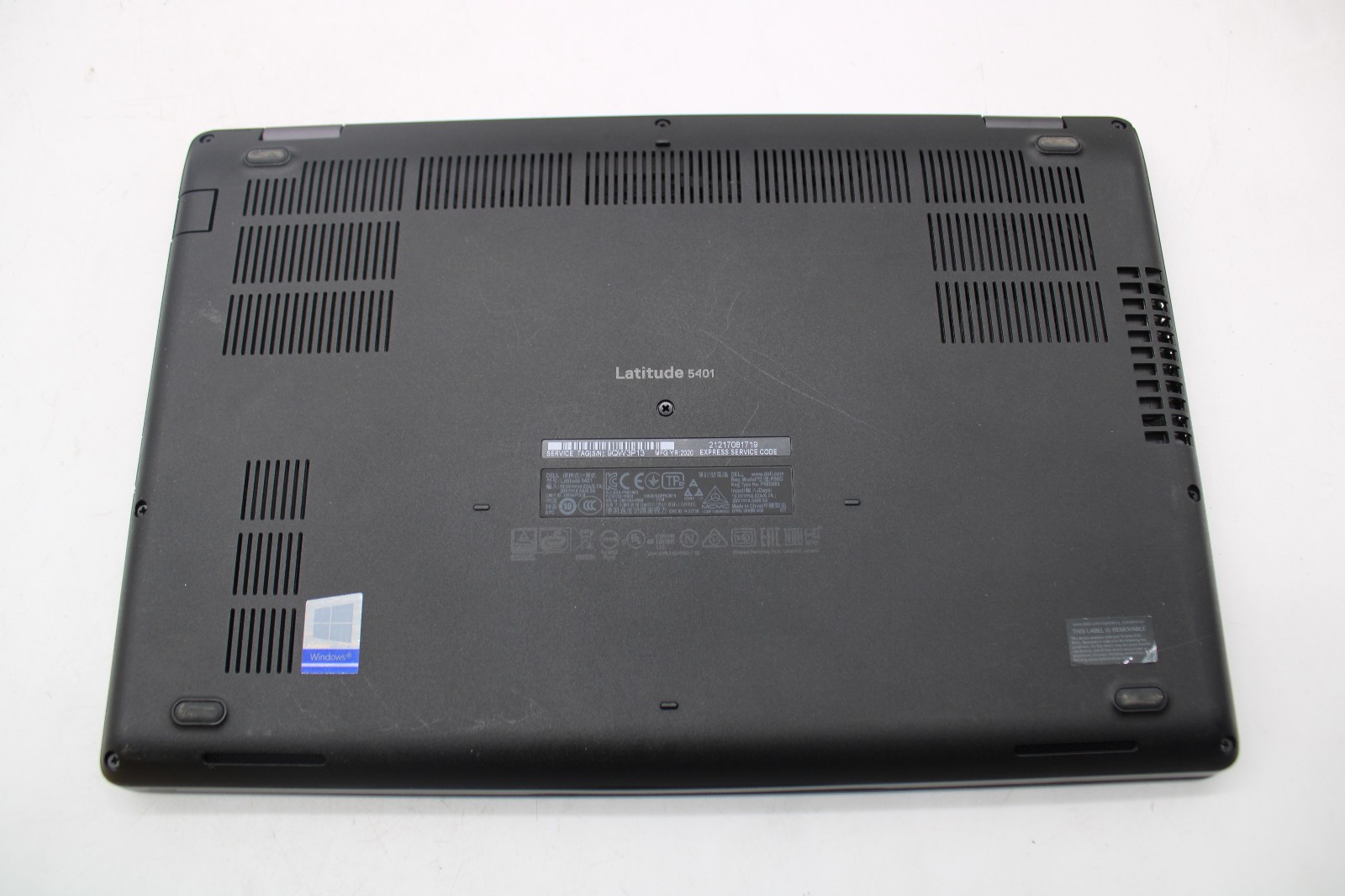 Dell Latitude 5401 – Intel Core i7-9850H, No SSD, No RAM – BAD NVMe Slot