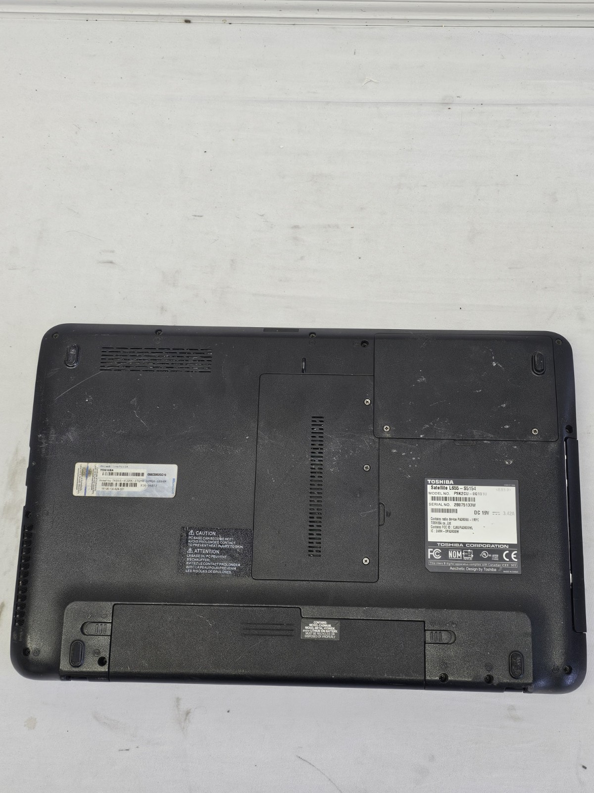 Toshiba Satellite L655-S5154 Laptop – Intel Pentium – 4GB RAM – Parts – Read