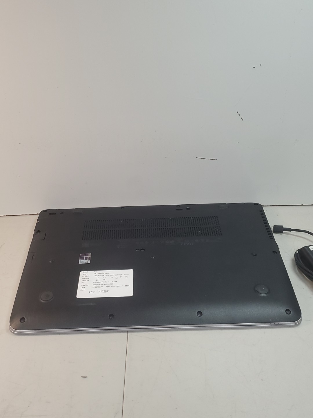 HP EliteBook 850 G3 15.6 FHD Laptop 6th Gen i7-1185 8GB 256GB Win11 Pro
