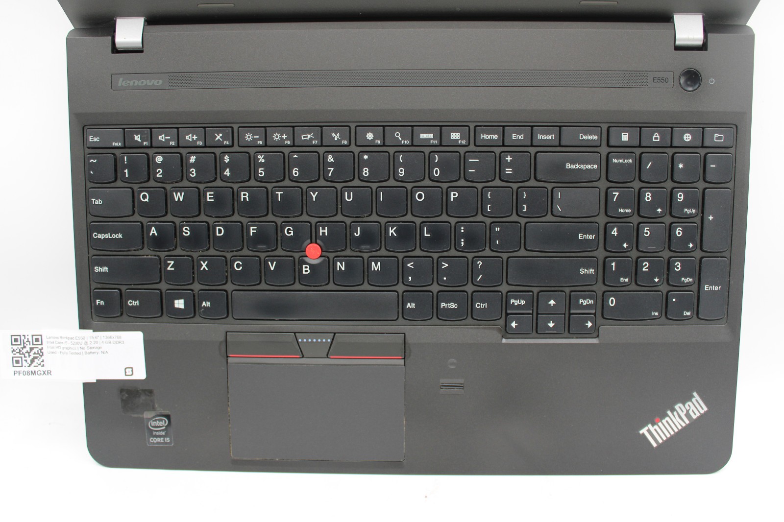 Lenovo ThinkPad E550 i5-5200U @ 2.2 GHz 4GB RAM No SSD No OS