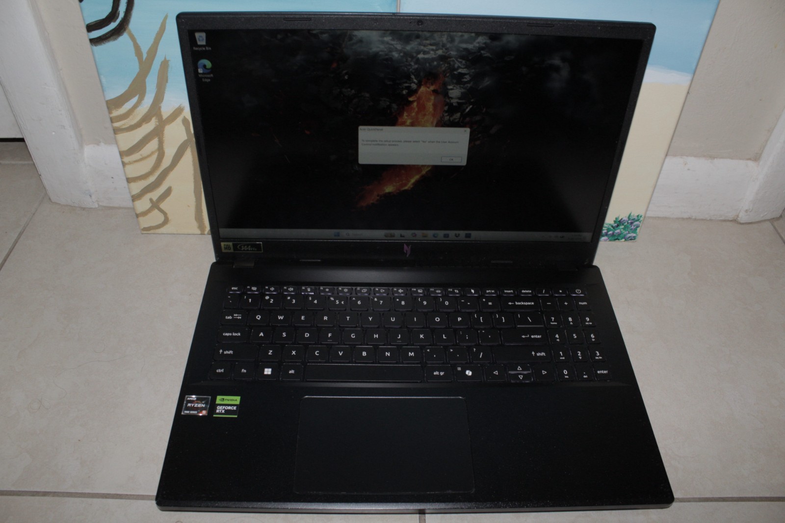 Acer Nitro V 15 Gaming Laptop AMD Ryzen 5 7535HS 32GB RAM RTX 4050