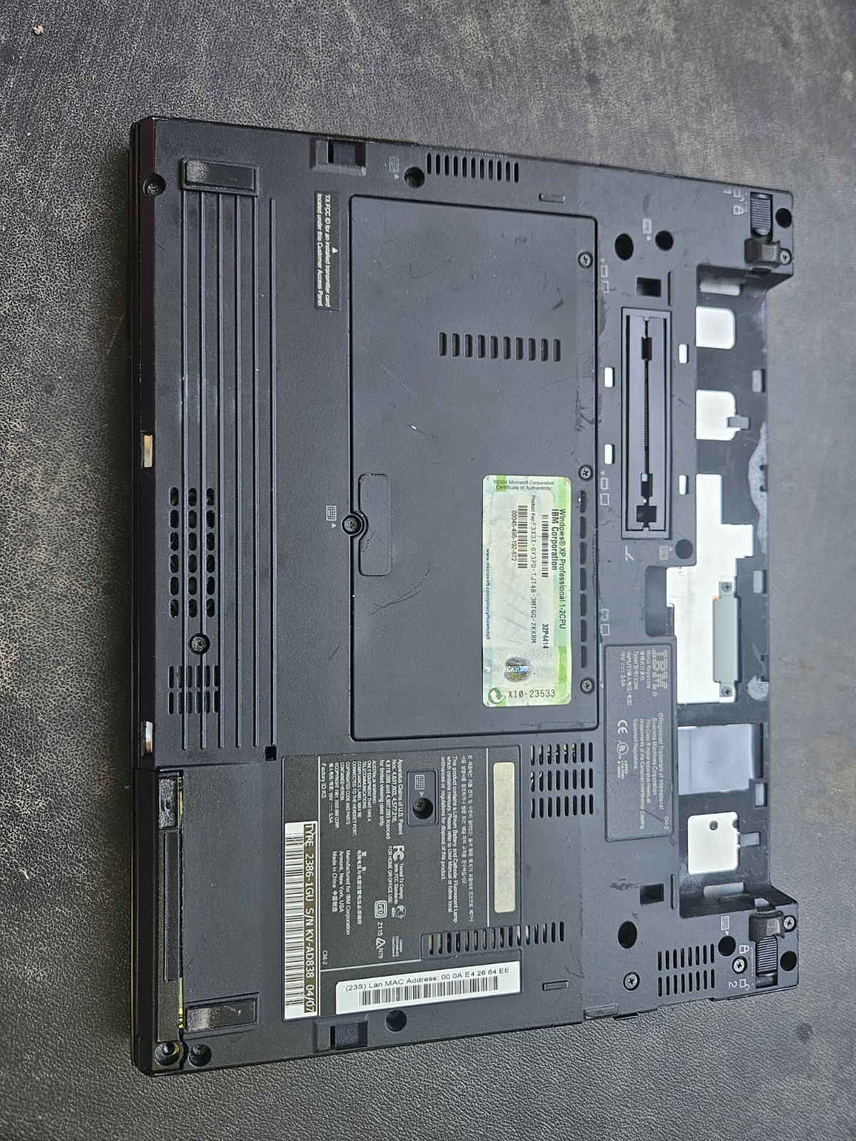 RARE! (NO OS) 12″ IBM Thinkpad X40 Intel Pentium M 1.0 GHz 1.5GB RAM