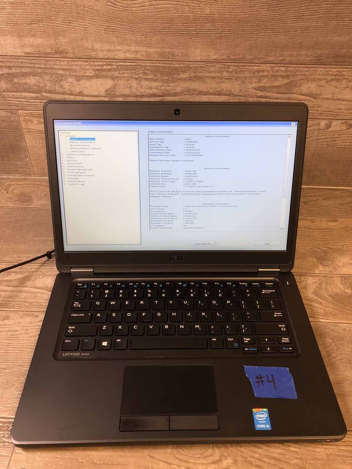Dell Latitude E5450 14″ Intel Core i5 -5300U 2.30GHz 8GB DDR3L LOT OF 5 UNLOCKED