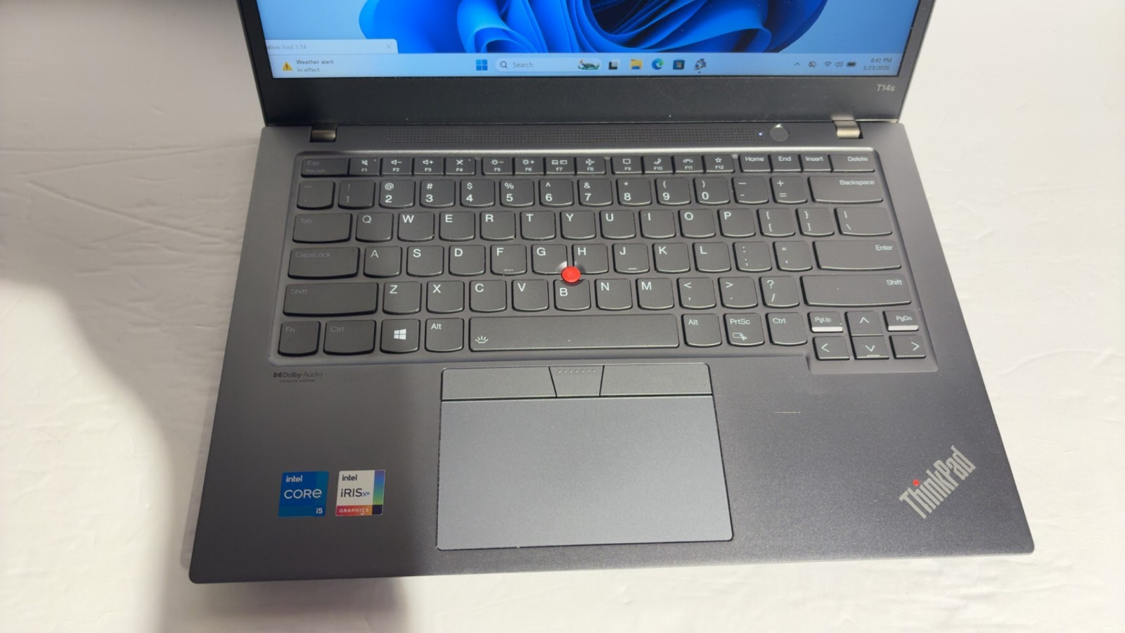 Lenovo ThinkPad T14s Gen 2 i5-1135G7 2.40GHz 16GB 512GB SSD Touchscreen 99%