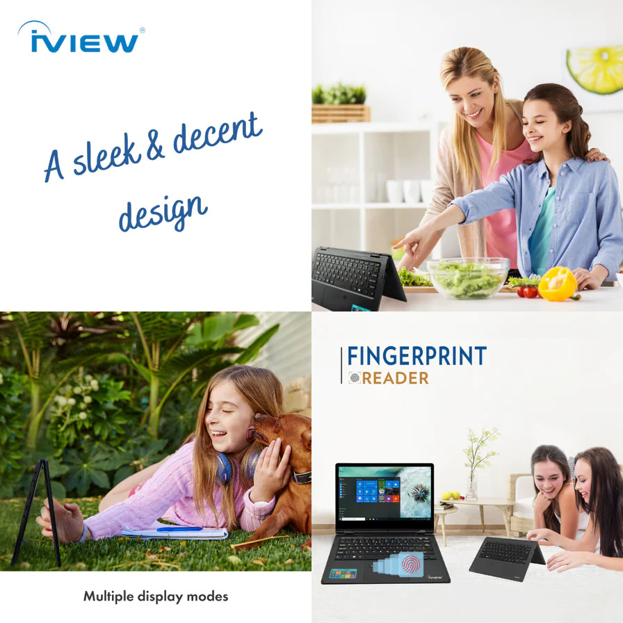 NIB iView Combo Maximus 4G LTE 11.6″Touch 360° Screen Fingerprint + FREE Speaker