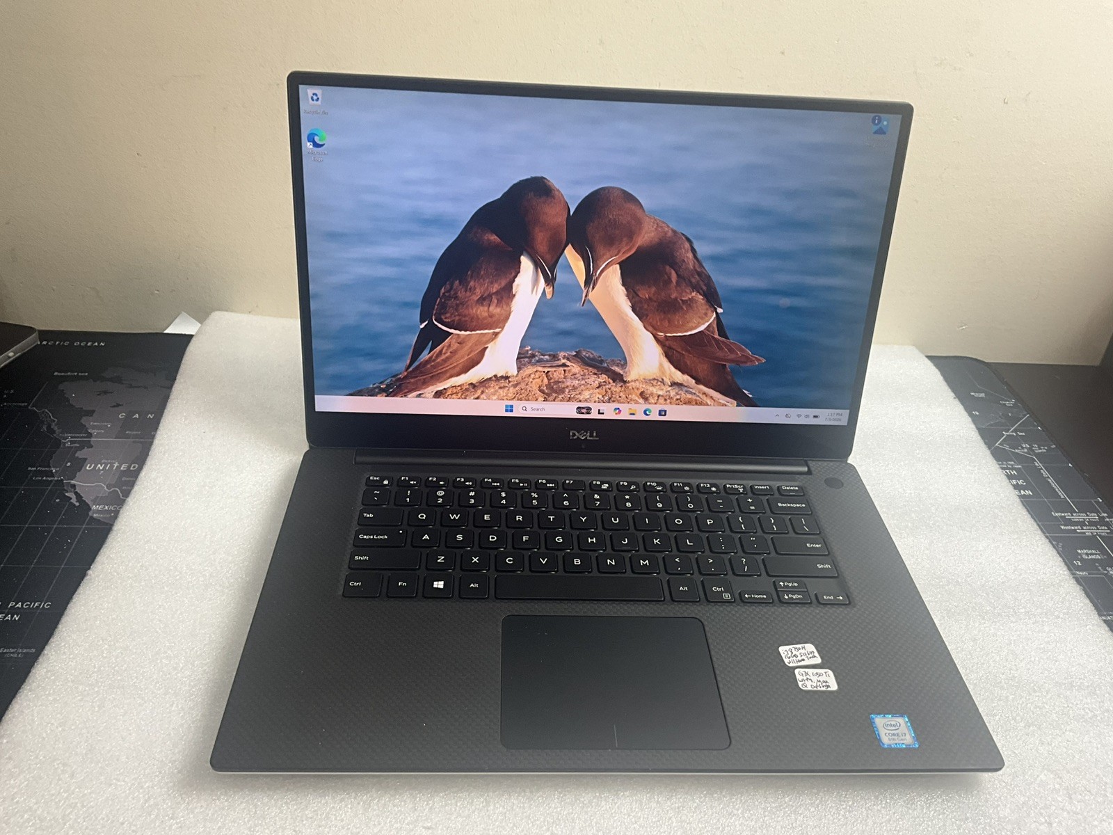 Dell XPS 15 9570 /TOUCH /i7-8750H CPU/16GB RAM/512GB SSD/GTX 1050TI/W11Home