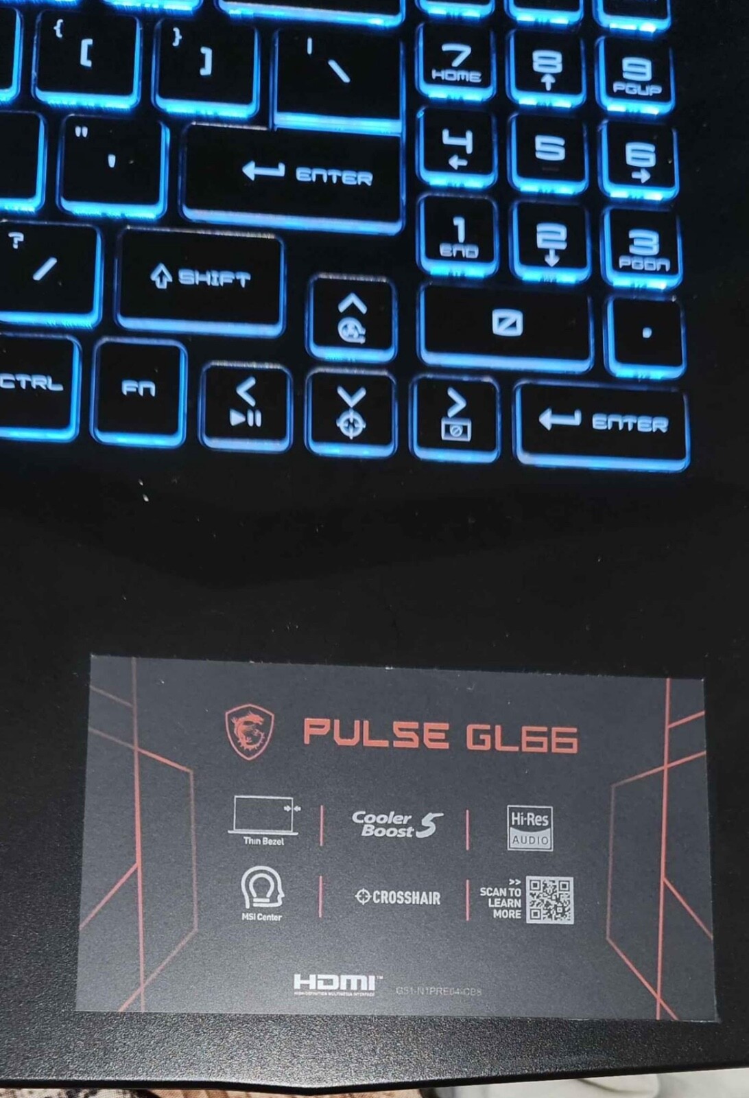MSI Pulse GL66 15.6” Gaming Intel 12th Gen – i7-12700H/ 16GB/ 512GB/ RTX 3060