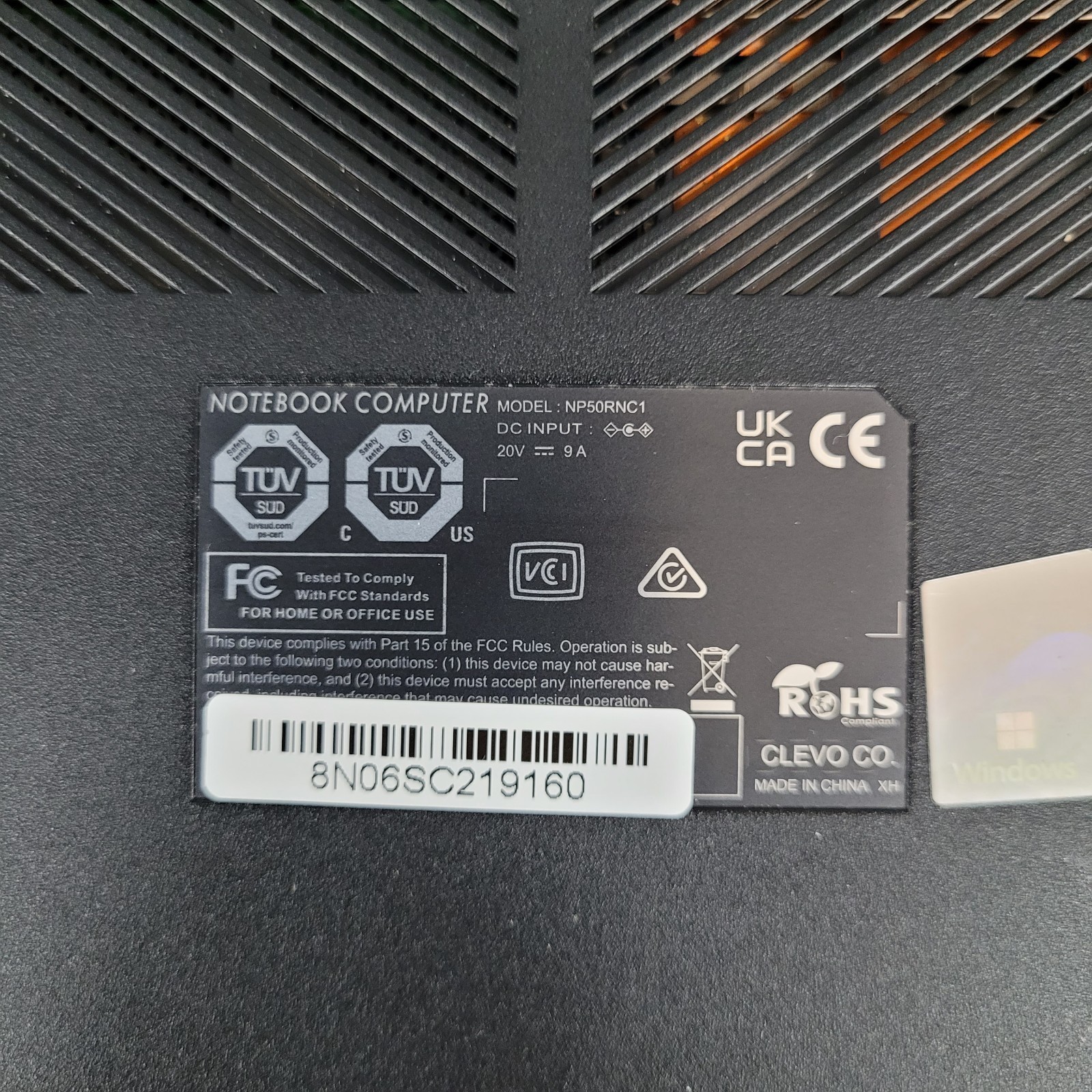 NP50RNC1 Clevo Sager 15.6″ i9-13900H 16GB RAM 1TB SSD GeForce RTX 3050 Win 11