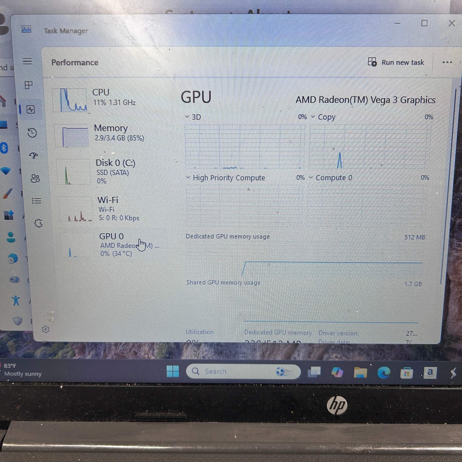 HP NoteBook 255 G7 15.6″ 3020e 1.2GHz 4GB RAM 128GB SSD