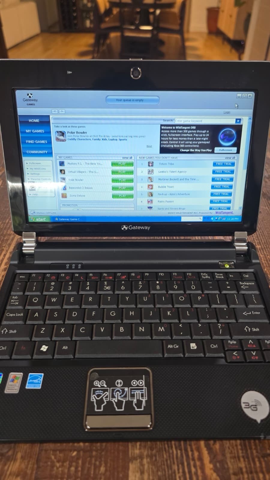Gateway Netbook KAV60 2x Intel 1.6GHz 1GB RAM 138 Gb SSD, Vintage