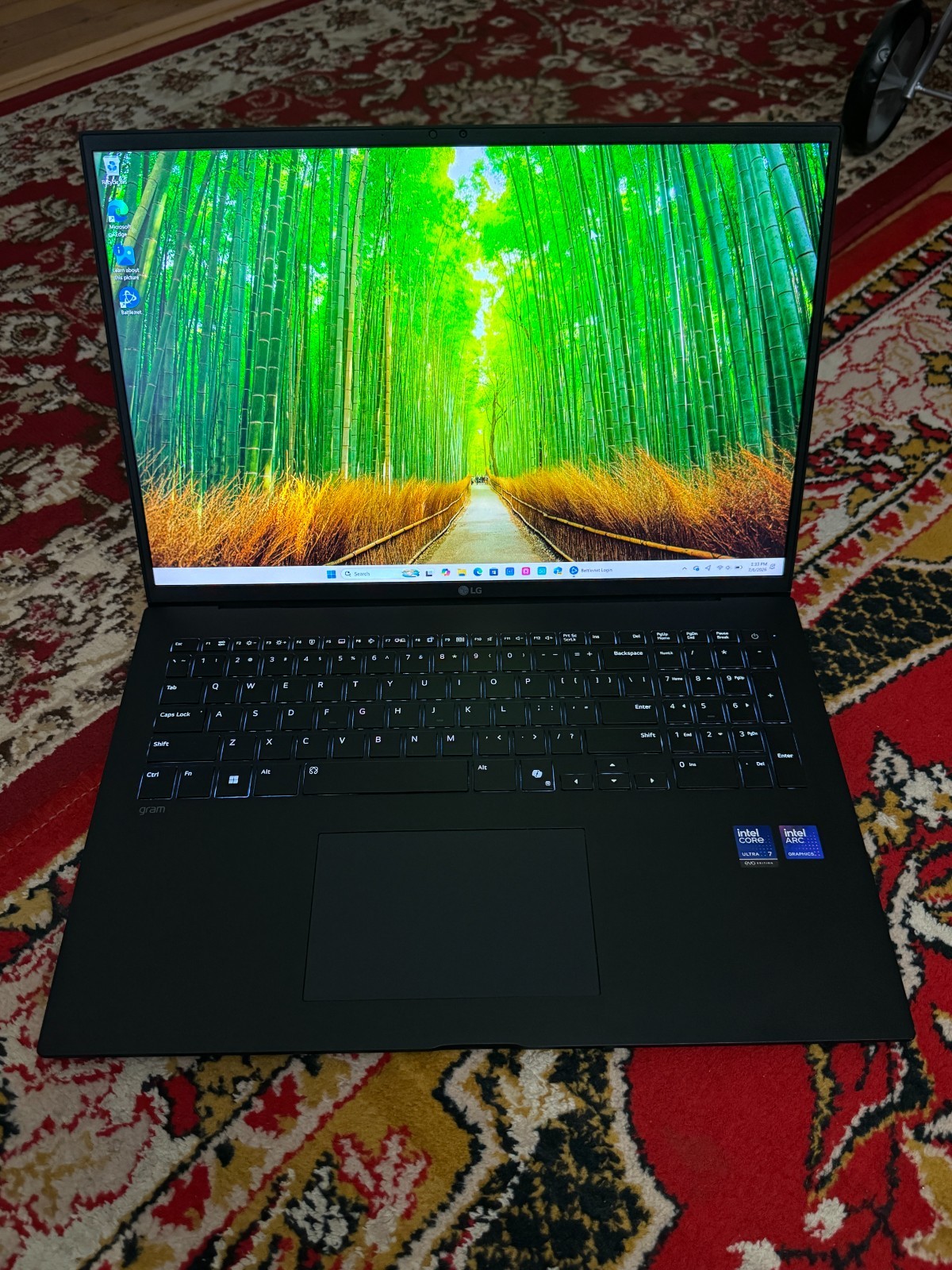 LG gram 17″ Core Ultra 7 258V 32Gb RAM 2Tb SSD 17Z90TL-H.AUB7U1 -Very Good-