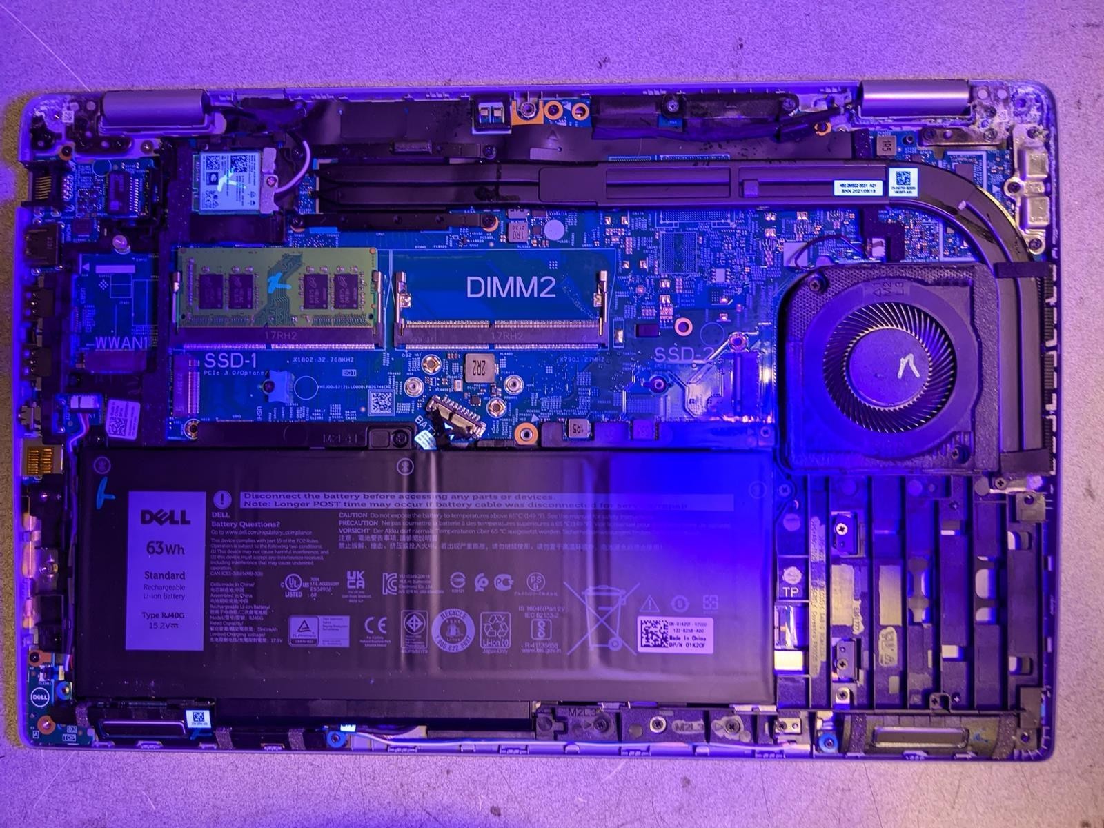 DELL LATITUDE 5520 i7-1185G7 @ 3.0GHz, 8GB RAM, NO HDD/OS
