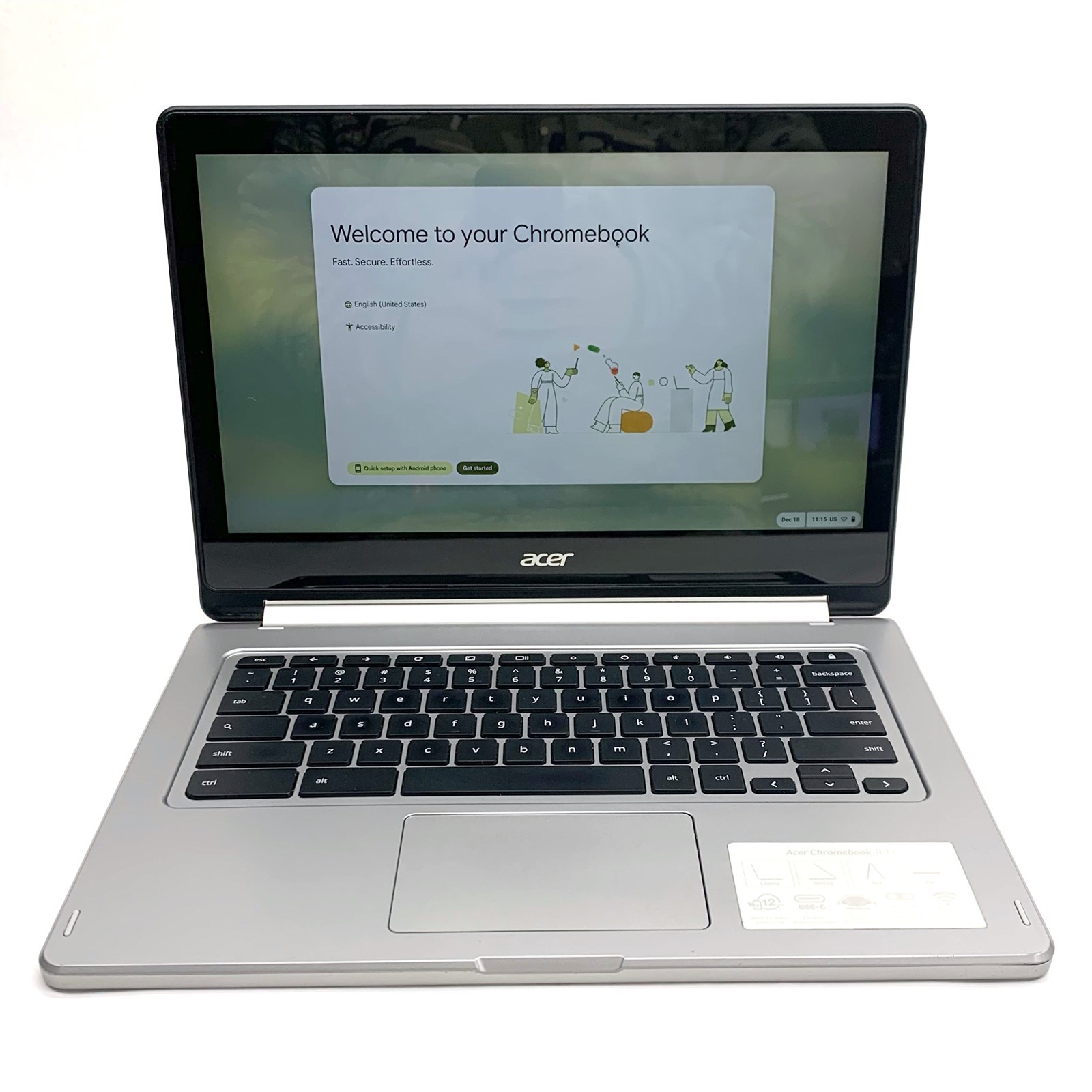 Acer R13 CB5-312T N16Q10 13″ FHD Mediatek MT8173 1.70GHz 4GB 32GB SSD ChromeOS