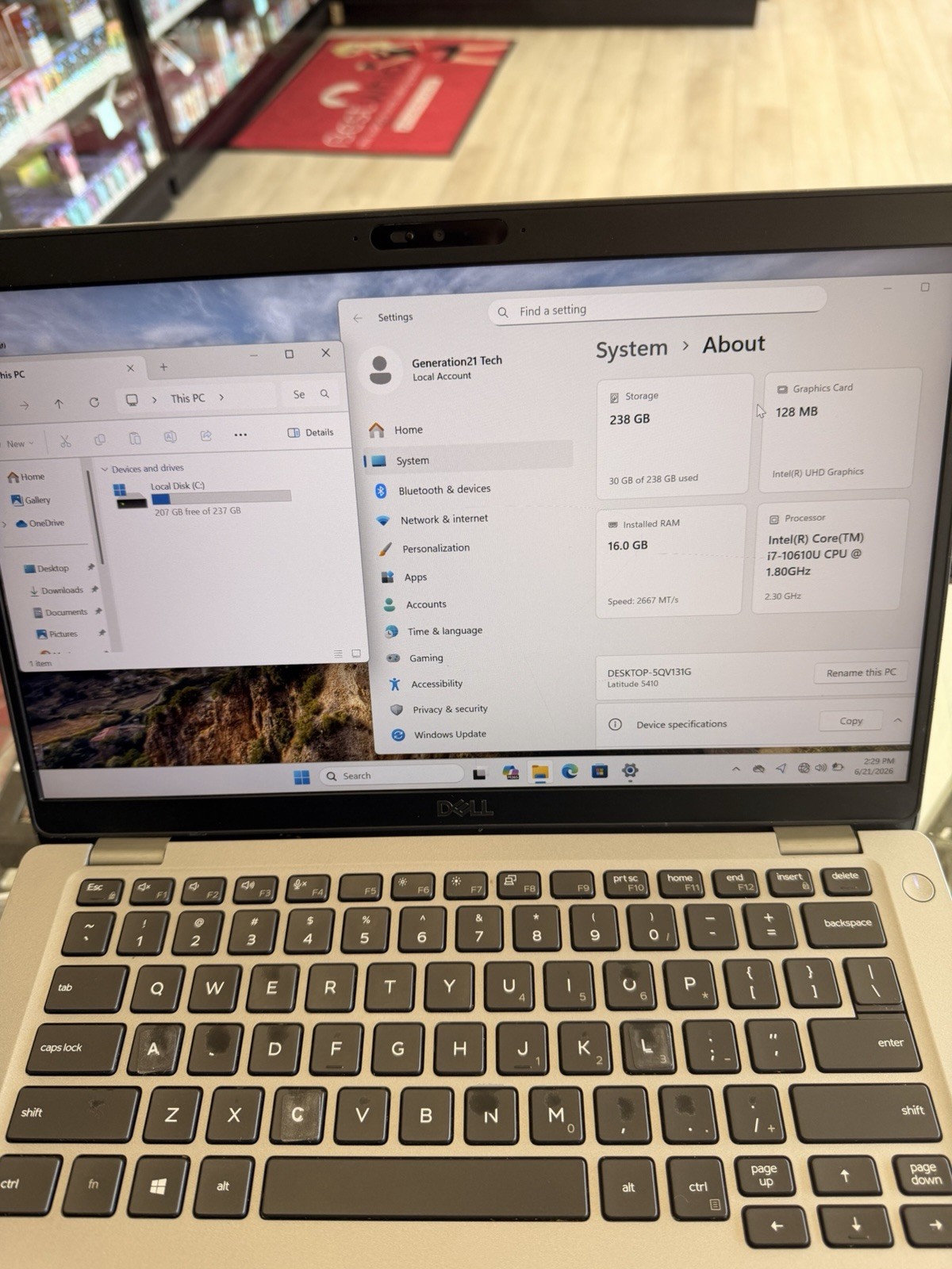 Dell Latitude 5410 Touch Screen i7-10610U 1.80 GHz | 16GB RAM | 256GB SSD WIN11