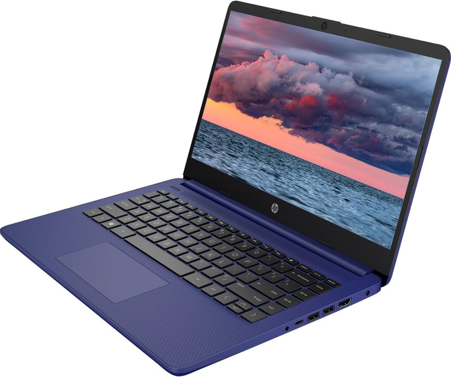 HP 14 Portable Laptop Intel Quad-Core N4120 16GB DDR4 RAM 64GB eMMC Win11 Home