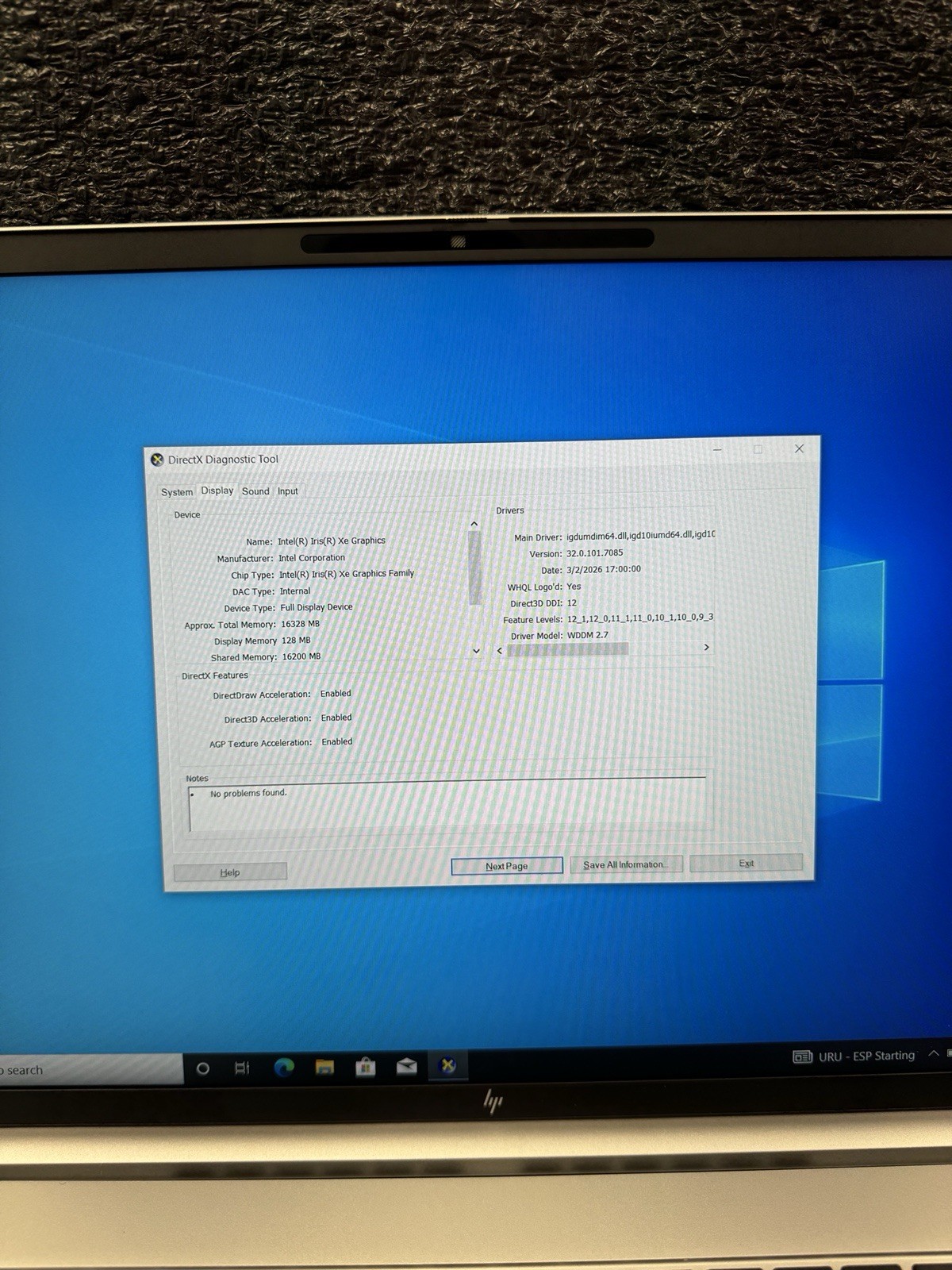 HP EliteBook 860 G9 16”/Intel i5-12th GEN/32GB RAM/256GB SSD/ NO CHARGER/ MINT✅